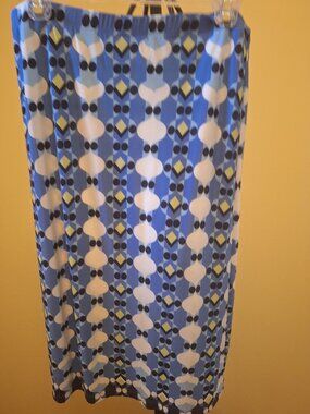 Multi-Color Jersey Feel Easy Pull-on Skirt, Small